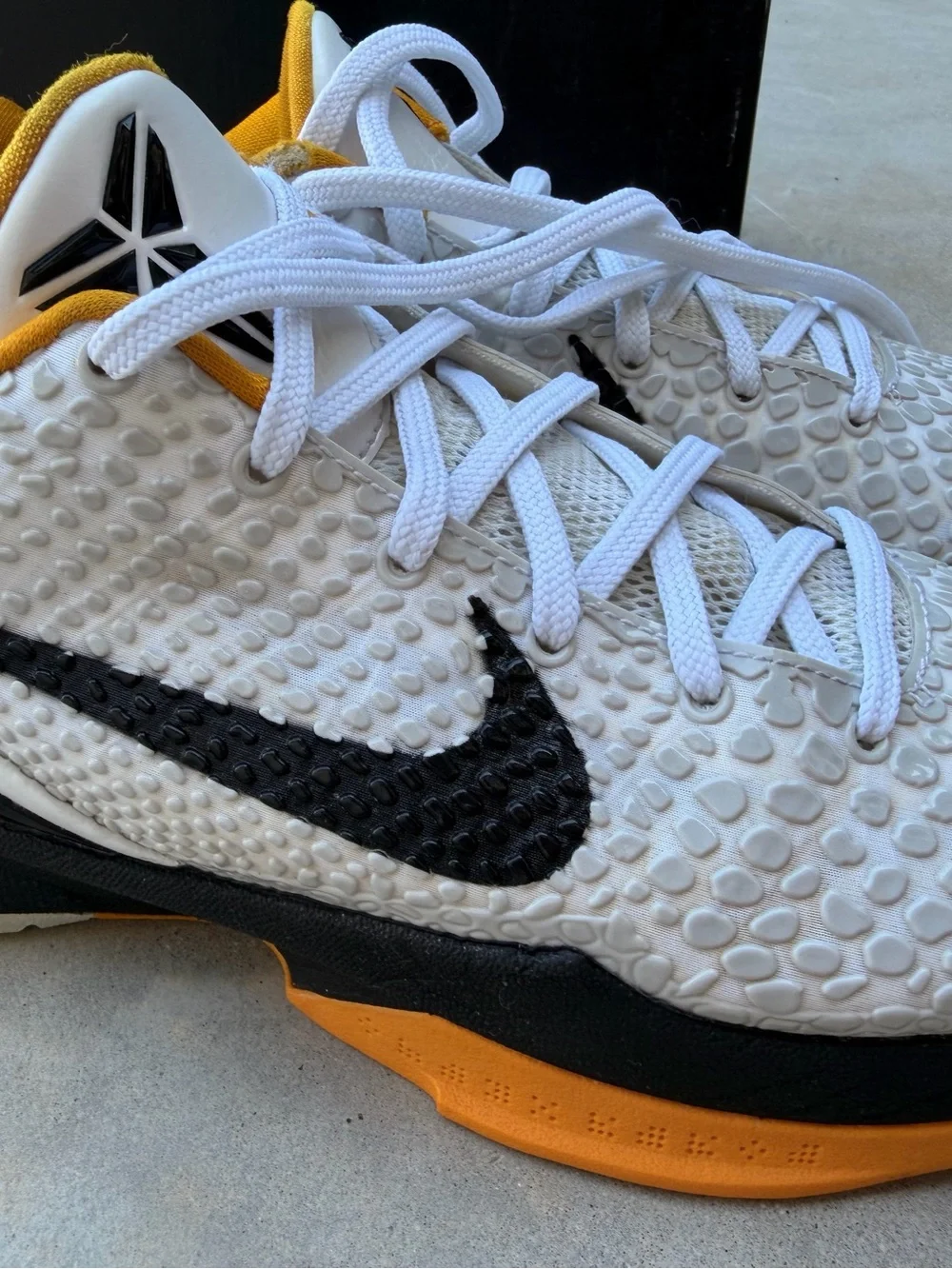 Nike Kobe 6 Protro Playoff Pack White Del Sol Shoes sz 8